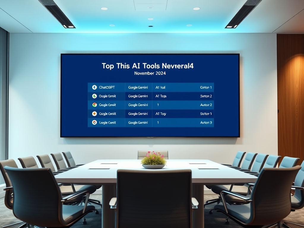 Top AI tools November 2024